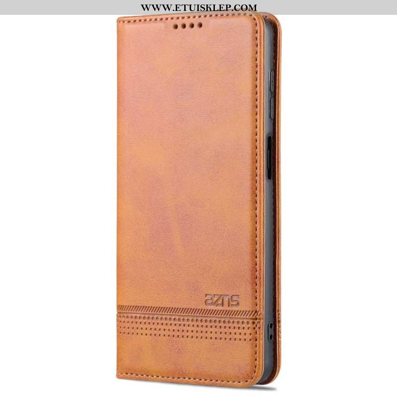 Etui Na Telefon do Samsung Galaxy M52 5G Etui Folio Efekt Skóry Azns